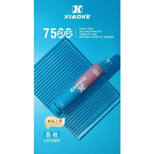 【台灣現貨】XIAOKE 梟客 7500口 拋棄式電子煙 爆款熱銷 秒發免運 老手必備