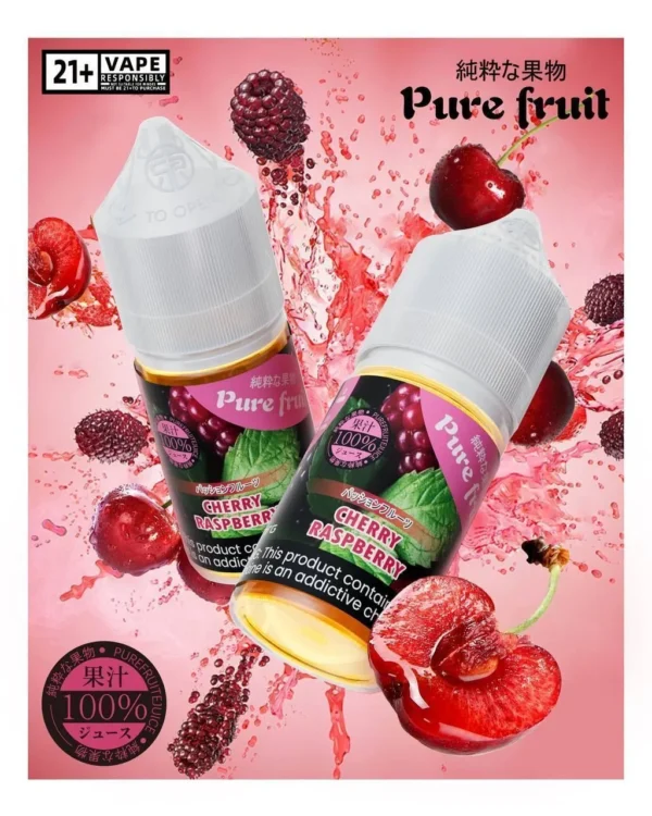 【鮮果多汁感】Pure Fruit 純粹果物煙油 擊喉感扎實細膩 完美還原真果香 現貨秒出