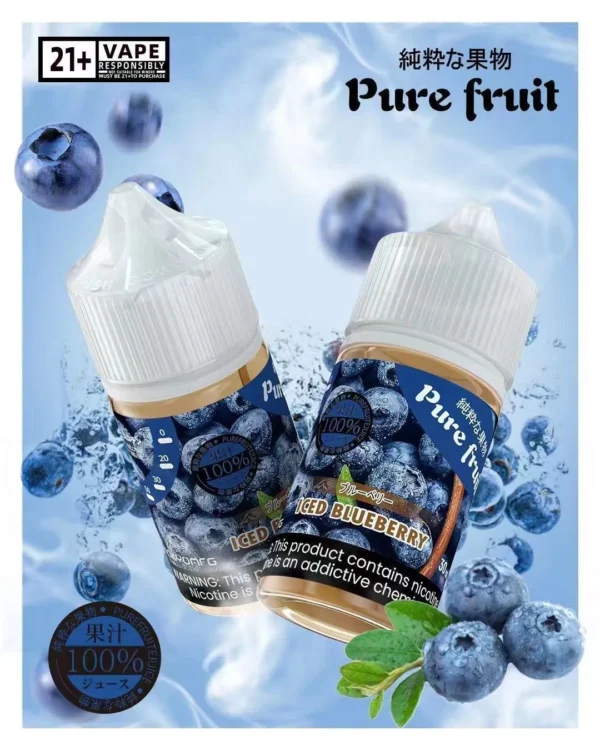 【鮮果多汁感】Pure Fruit 純粹果物煙油 擊喉感扎實細膩 完美還原真果香 現貨秒出