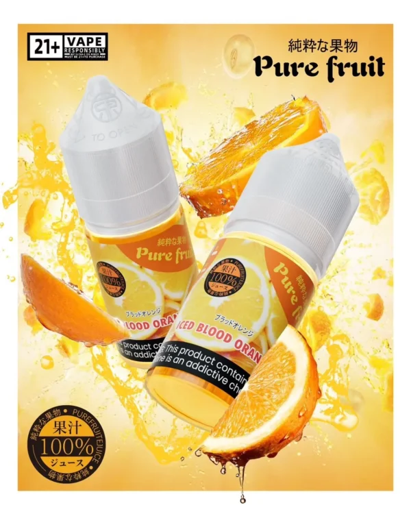 【鮮果多汁感】Pure Fruit 純粹果物煙油 擊喉感扎實細膩 完美還原真果香 現貨秒出