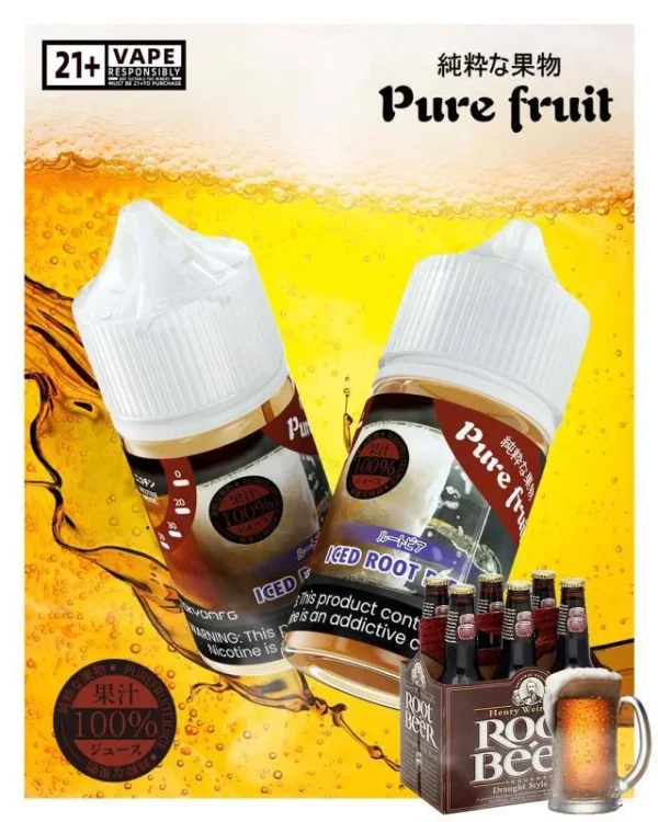 【鮮果多汁感】Pure Fruit 純粹果物煙油 擊喉感扎實細膩 完美還原真果香 現貨秒出
