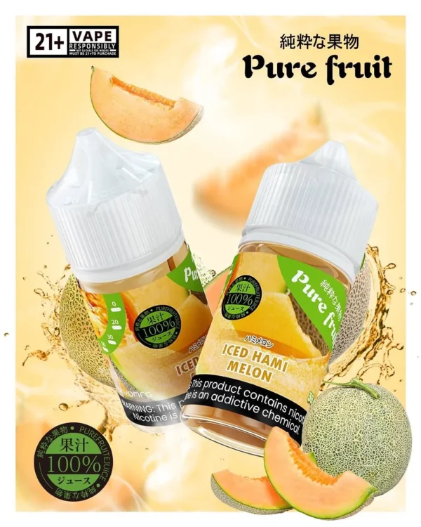 【鮮果多汁感】Pure Fruit 純粹果物煙油 擊喉感扎實細膩 完美還原真果香 現貨秒出