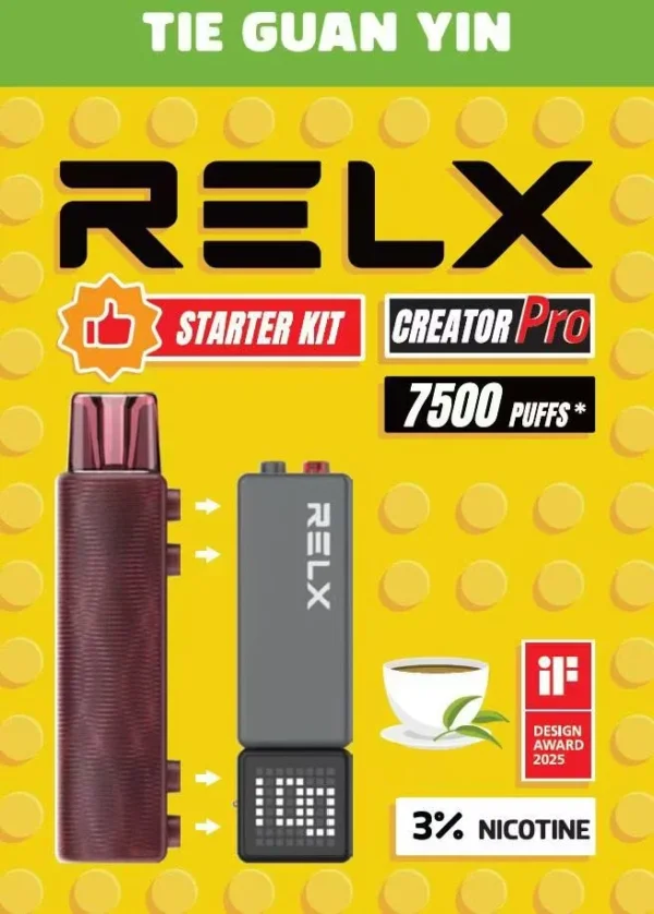 【現貨秒發】RELX 悅刻 Creator積木 7000口 拋棄式電子煙套裝 爆款熱銷 免運首選