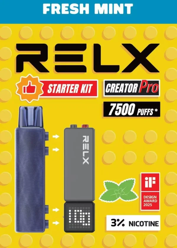 【現貨秒發】RELX 悅刻 Creator積木 7000口 拋棄式電子煙套裝 爆款熱銷 免運首選