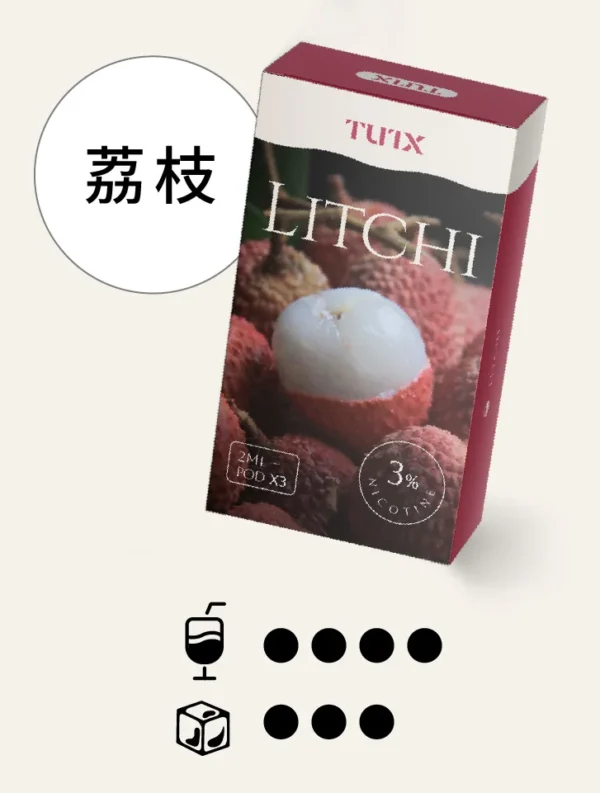 TUTX 一代通用煙彈｜陶瓷霧化芯細緻口感x3%尼古丁鹽順滑擊喉 飽滿霧化流暢體驗